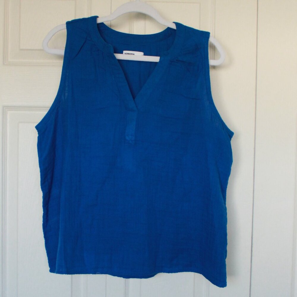 Sonoma cobalt blue utility tank size Large